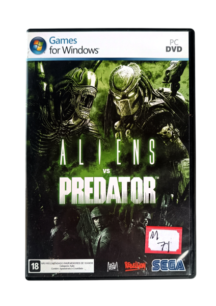 CD DE JOGO ALIENS VERSUS PREDATOR M71