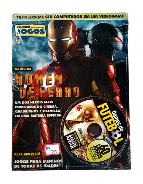 CD DE JOGO HOMEM DE FERRO DIVERSOS JOGOS LACRADO M70