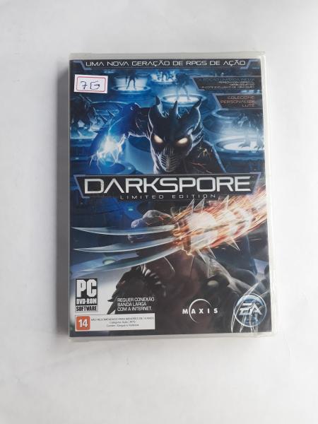 cd de jogo darkspore rpgs limited edition - lacrado 7g